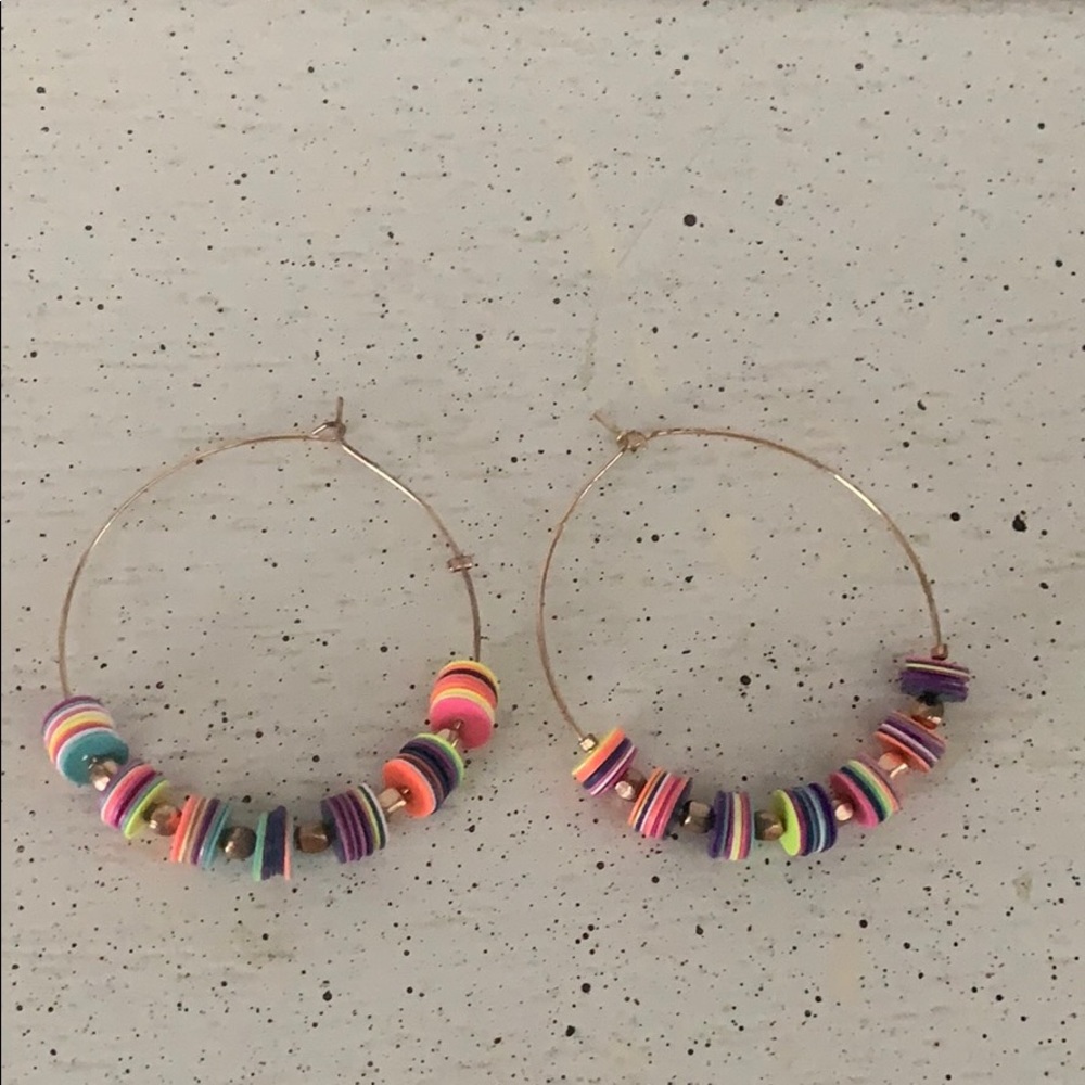Colorful Hoop Earrings